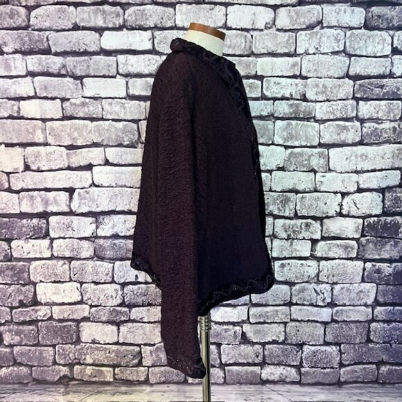 Chico's Purple Long Sleeve No Close Jacket Size L - Picture 8 of 9